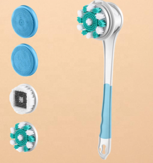Brosse de bain électrique avec distributeur de savon