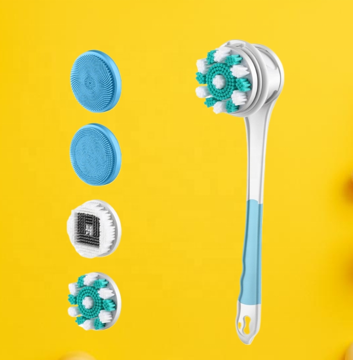 Brosse de bain électrique avec distributeur de savon